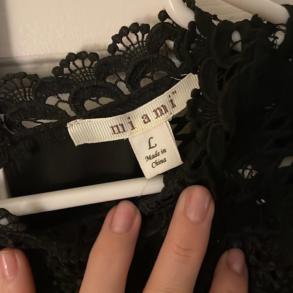 Black Francesca’s Short Lace Jumper - Picture 5 of 5